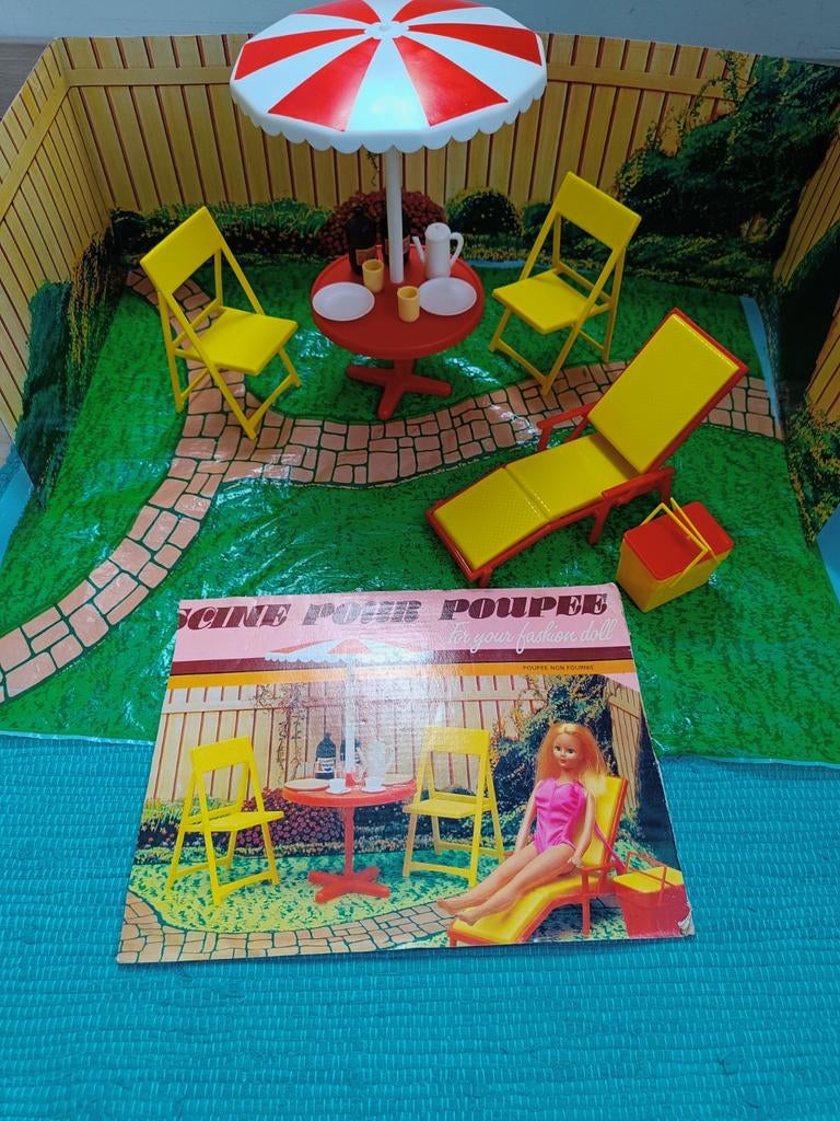 Retro barbie set jaren 80 vintage, Ophalen