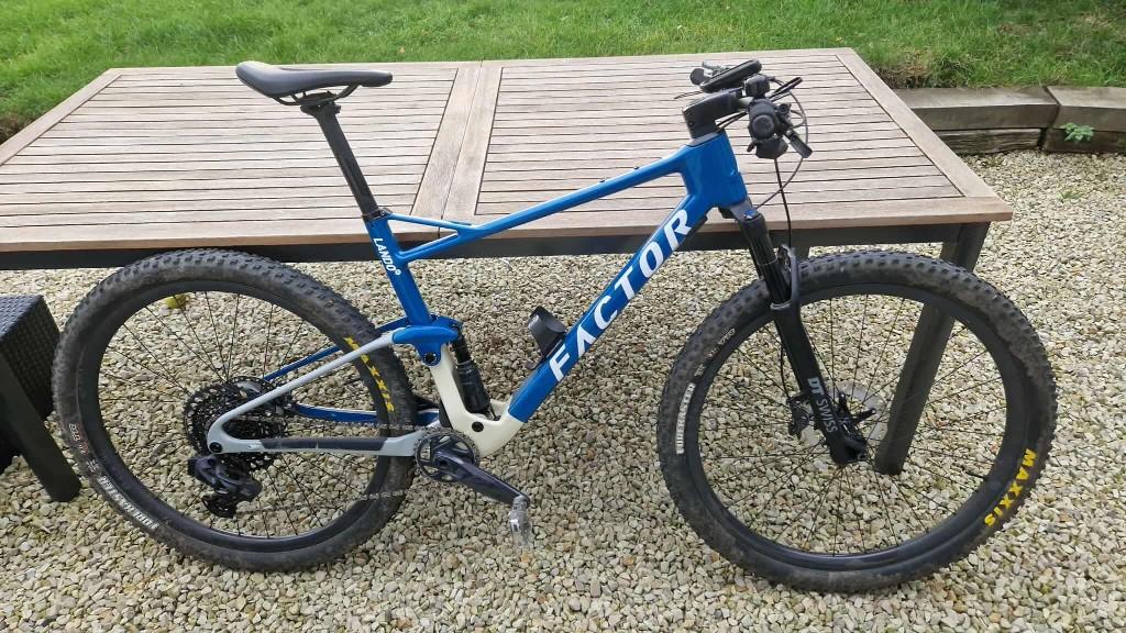 Factor Lando XC mountainbike, Fietsen en Brommers, Versnellingen, 49 tot 53 cm, Zo goed als nieuw, Schijfrem