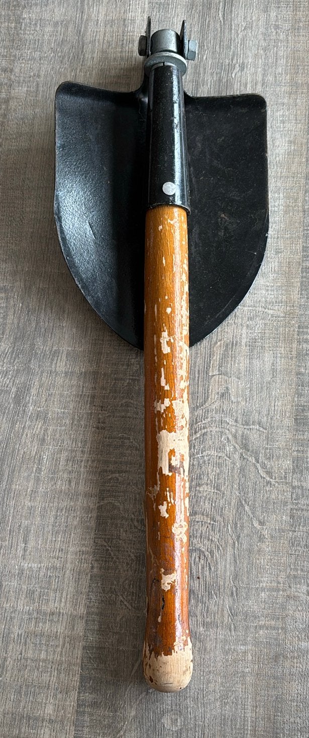 klapschep plooischop met houten steel, Enlèvement, Comme neuf