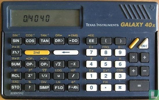 GALAXY 40X  TEXAS INSTRUMENTS, Diversen, Rekenmachines, Ophalen, Gebruikt