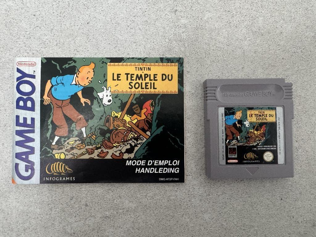 Game Boy – Tintin: Le Temple du Soleil (FR/NL handleiding), Games en Spelcomputers, Games | Nintendo Game Boy, Gebruikt, Avontuur en Actie