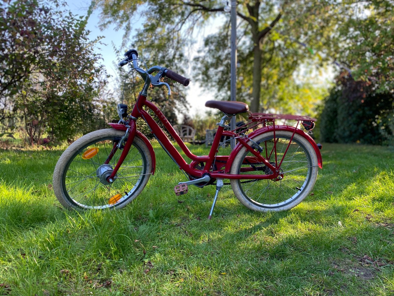 Rode Elops 900 20inch meisjesfiets, Enlèvement, Comme neuf
