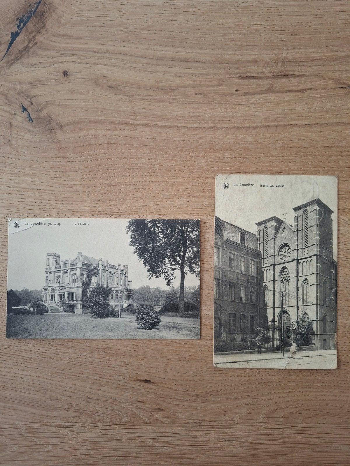 cartes postales la louviere ( frosées)., Enlèvement ou Envoi