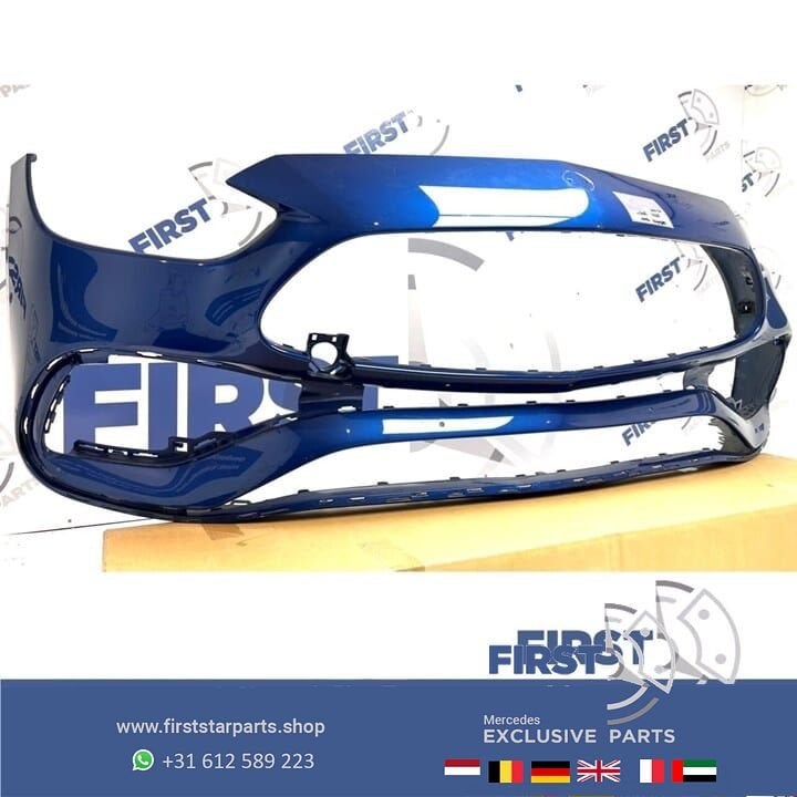 W206 BUMPER AMG VOORBUMPER S206 2021-2024 A2068858401 ZWART, Utilisé, -, Avant, -