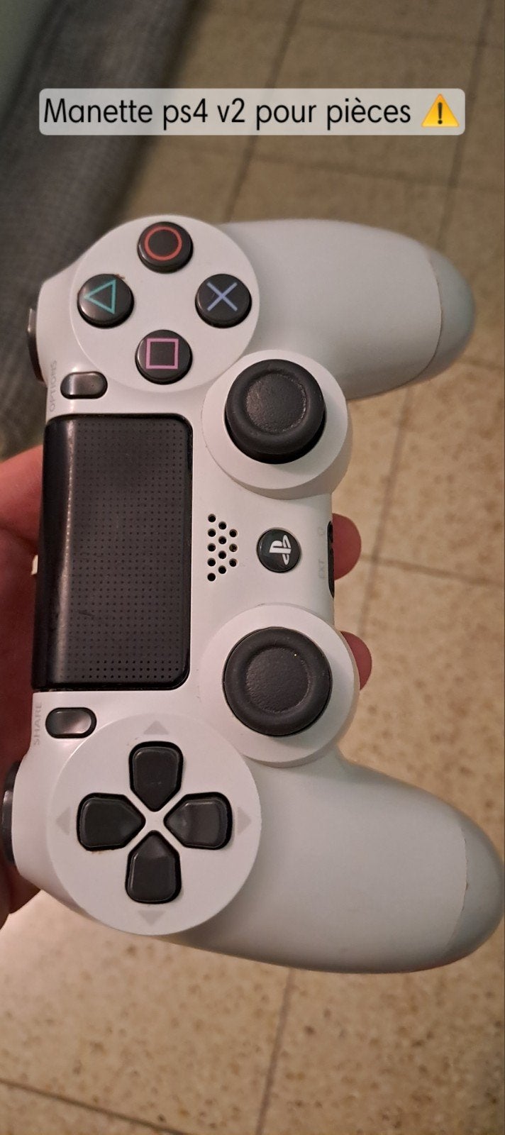 manette ps4 v2 gris original pour pièces ↙️, Games en Spelcomputers, Spelcomputers | Sony Consoles | Accessoires, Ophalen, Overige controllers