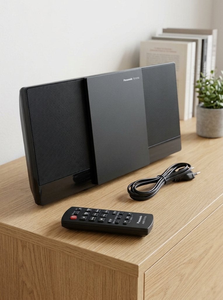 Micro-chaîne Hi-Fi Panasonic SC-HC302 + Télécommande, TV, Hi-fi & Vidéo, Autres marques, Micro chaîne, Comme neuf, Enlèvement