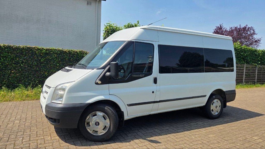 Ford Transit 2.2D Dubbele cabine van 2013, Autos, Ford, Euro 5, Entreprise, Boîte manuelle, Autre carrosserie