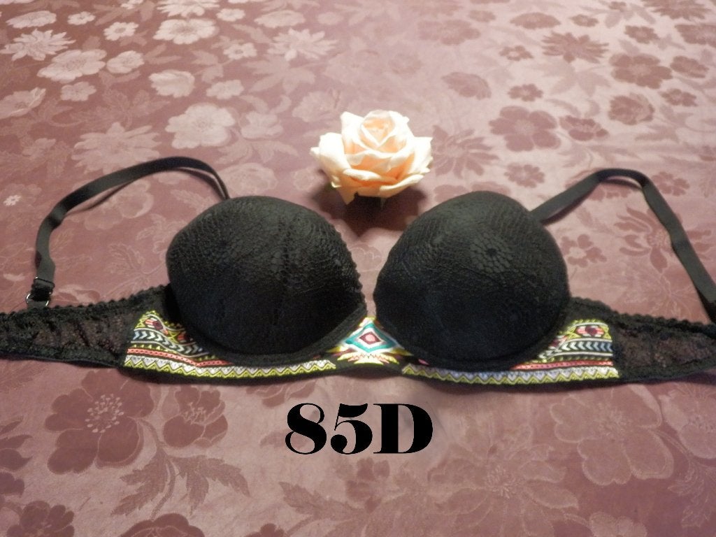 (133)- soutien gorge t.85D noir = undiz =, Undiz, Ophalen of Verzenden, Zwart, BH