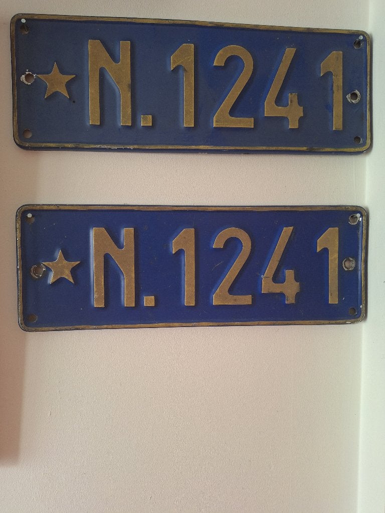 plaques d'immatriculation du Congo belge, Enlèvement, Utilisé