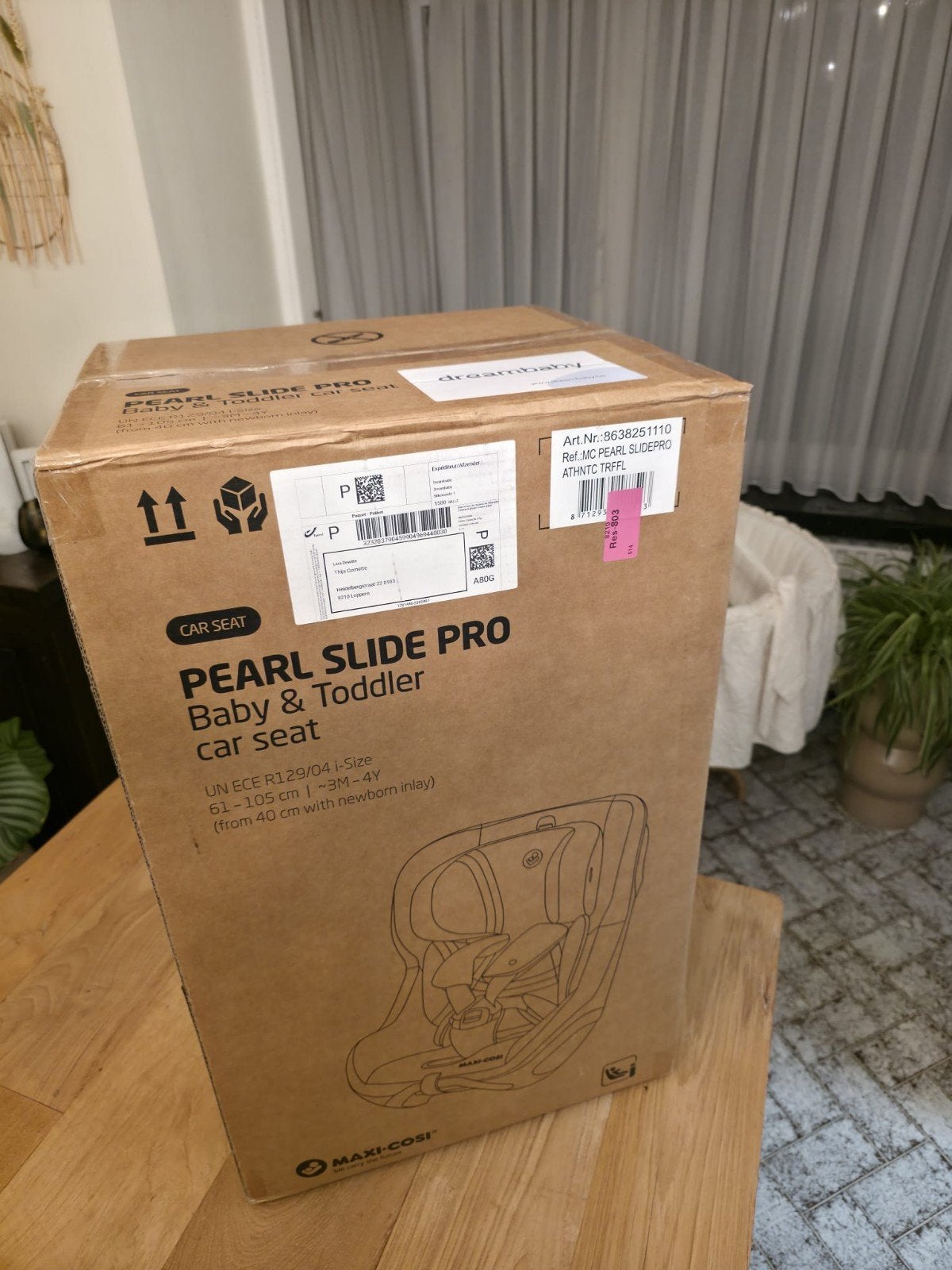 Maxi-Cosi Pearl Slide Pro, Neuf, Enlèvement ou Envoi, Isofix, Dossier réglable