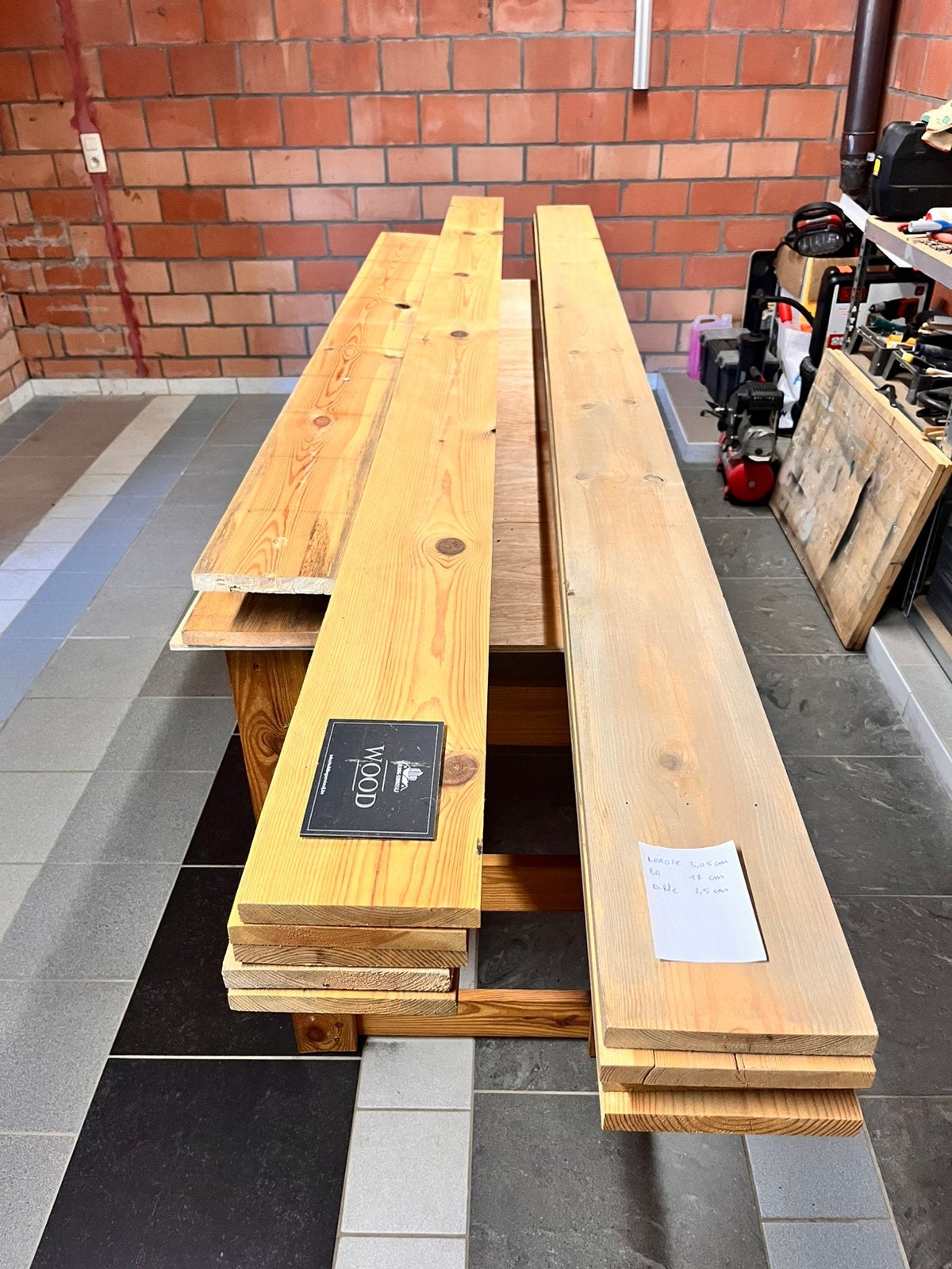 Longueur 305 cm, Bricolage & Construction, Bois & Planches, Planche, 300 cm ou plus, Enlèvement, Utilisé