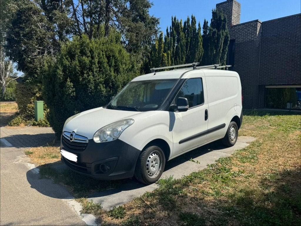 Opel Combo - 80.000km - 1.3 liter diesel, Auto's, Voorwielaandrijving, Euro 5, Stof, Wit