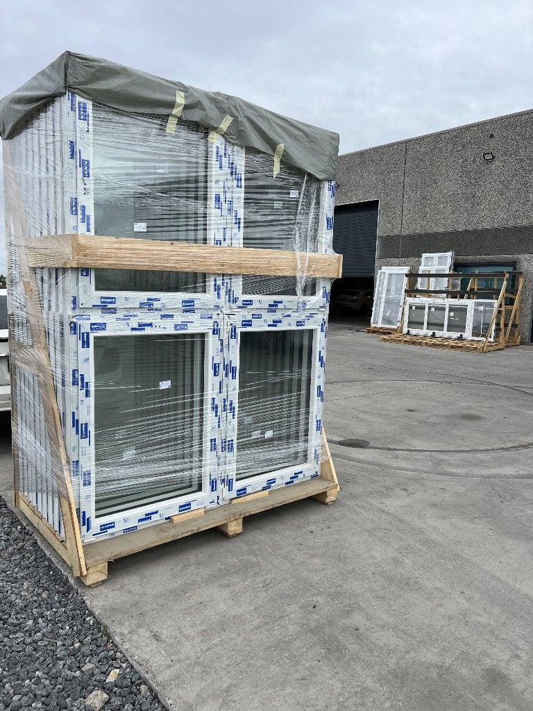 Uitzonderlijke bevoorrading van PVC-kozijnen en -deuren, Ophalen of Verzenden, Nieuw, Glas, Overige typen
