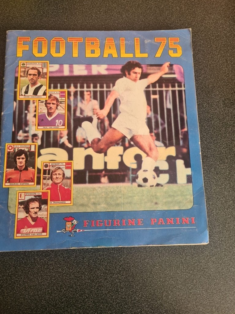 Panini-stickers - Album voetbal 75, Ophalen of Verzenden, Gebruikt