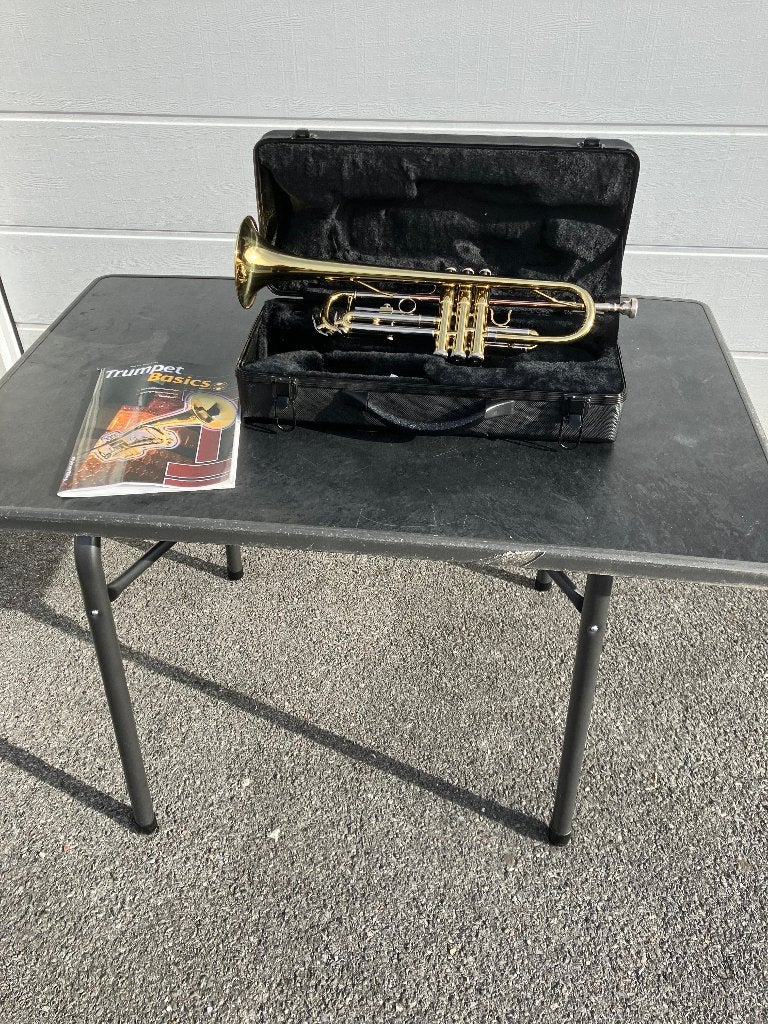 trompet Olivette, Musique & Instruments, Enlèvement, Comme neuf, Trompette en si bémol, Avec valise