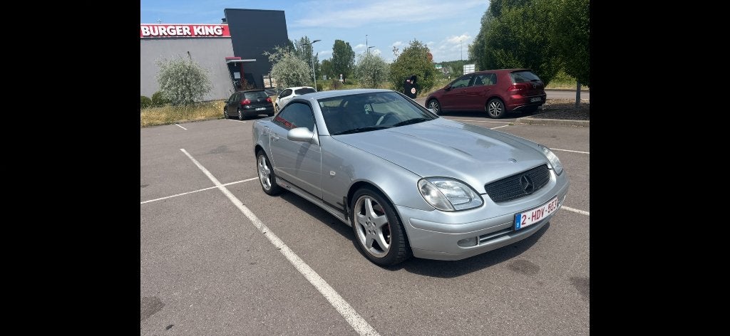 SLK 200, Auto's, Mercedes-Benz, Achterwielaandrijving, Zwart, Cabriolet, Elektrische ramen
