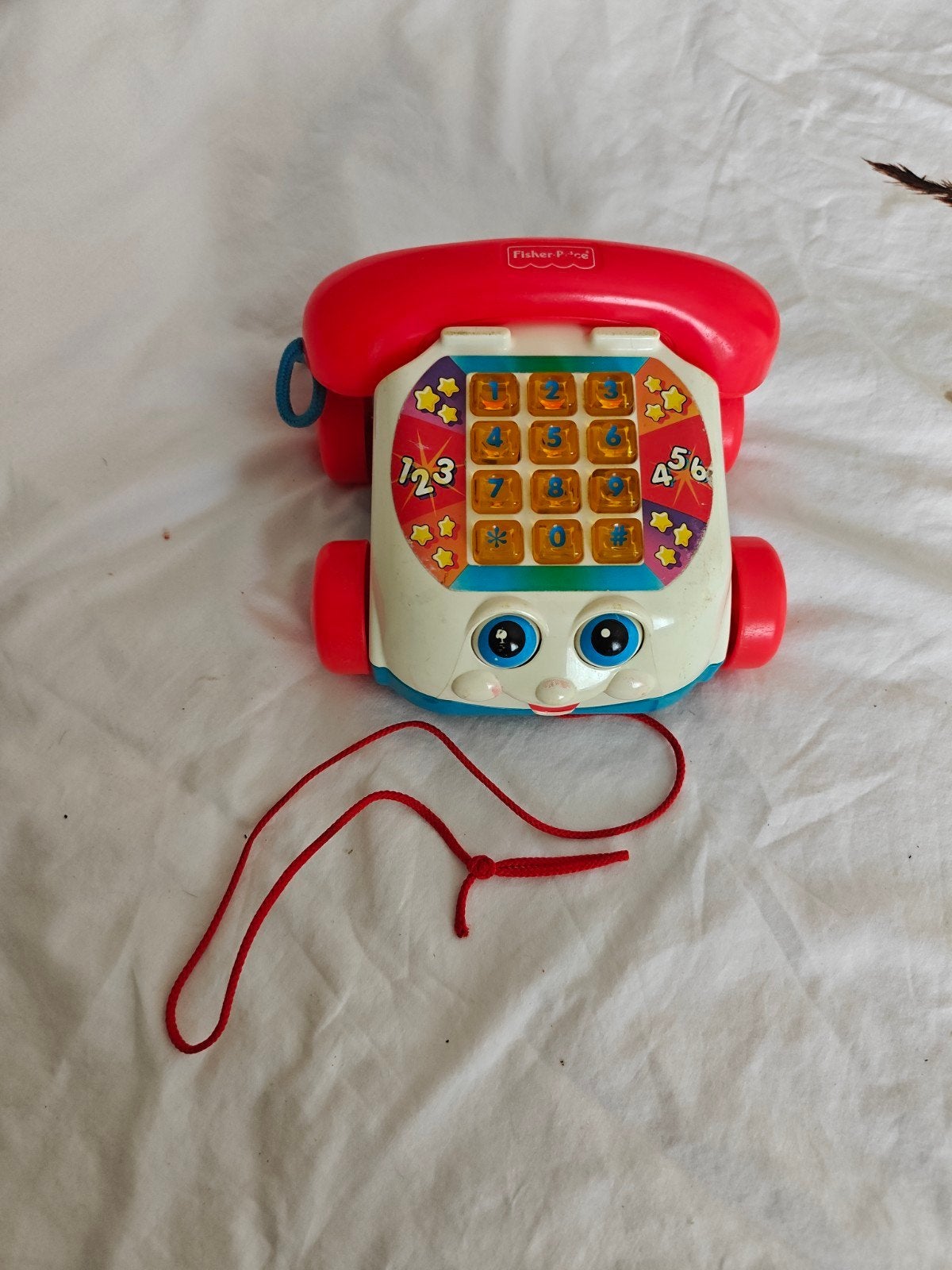 Fisher price telefoon met trekkoord, Kinderen en Baby's, Ophalen of Verzenden