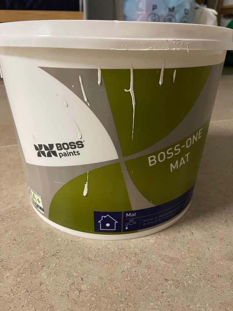Boss verf, Bricolage & Construction, Peinture, Vernis & Laque, Neuf, 10 à 15 litres, Enlèvement, Peinture