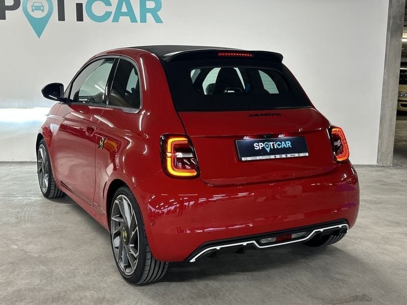 Abarth 500C 500e Scorpionissima, Autos, Rouge, Cabriolet, Alcantara, Noir