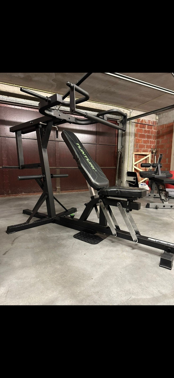 Krachttrainingsmachine voor rugspieren en schouders, Ophalen, Ligfiets