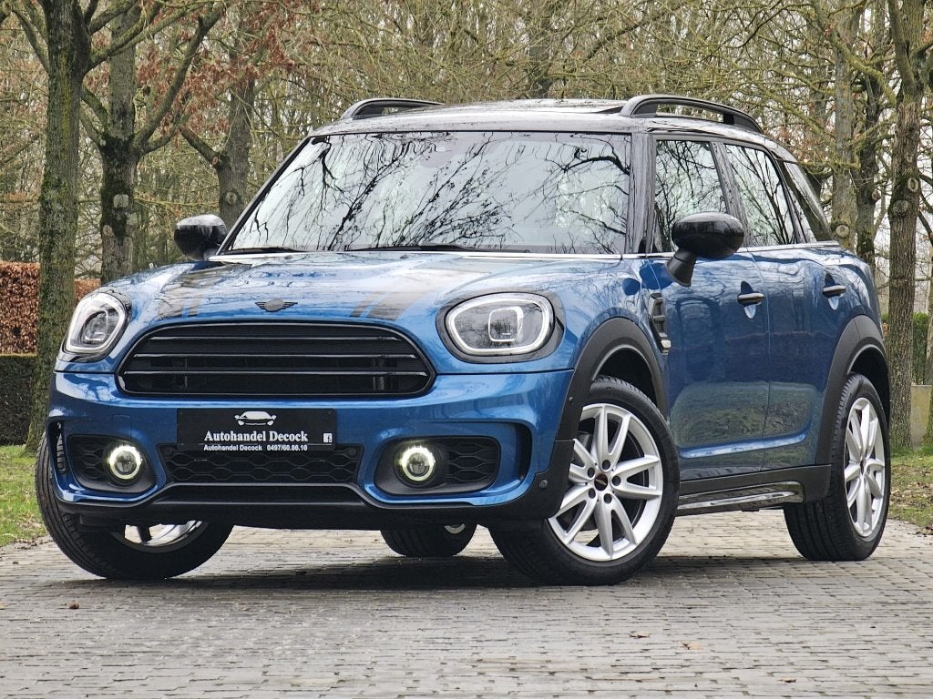 Mini countryman 1.5 benzine JCW | JCW SCHAALSTOELEN | CAMERA, Dealer onderhouden, Countryman, Blauw, Alcantara