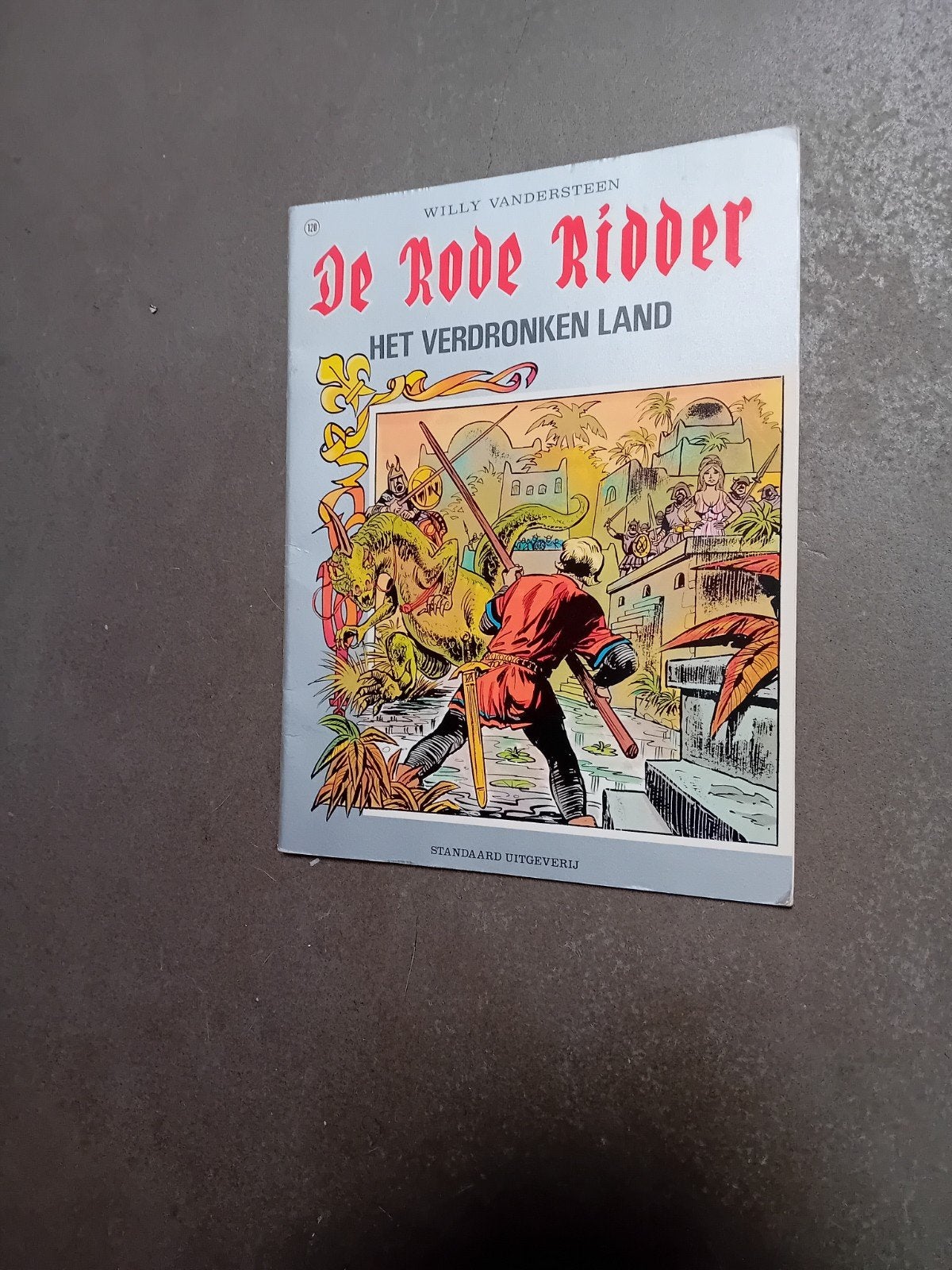 Willy Vandersteen - Verdronken land, Eén stripboek, Ophalen of Verzenden, Gelezen, Willy Vandersteen