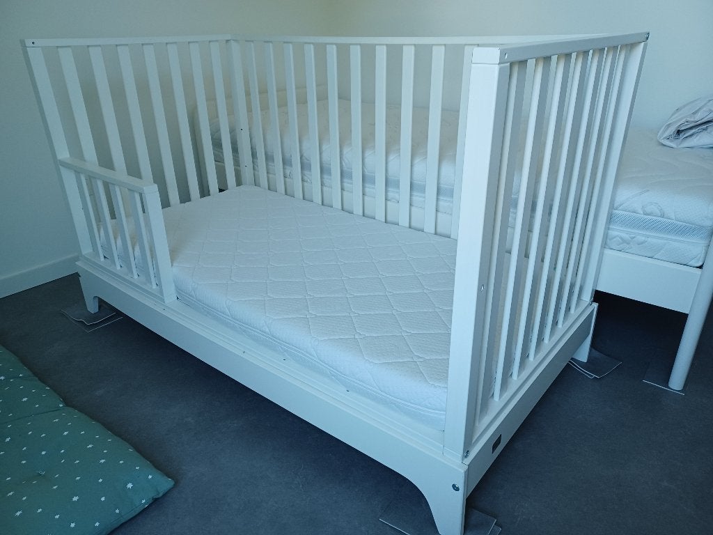 Childhome meegroeibed 70 x 140 met afritsbare matras, Gebruikt, 70 tot 85 cm, 140 tot 160 cm, Ophalen