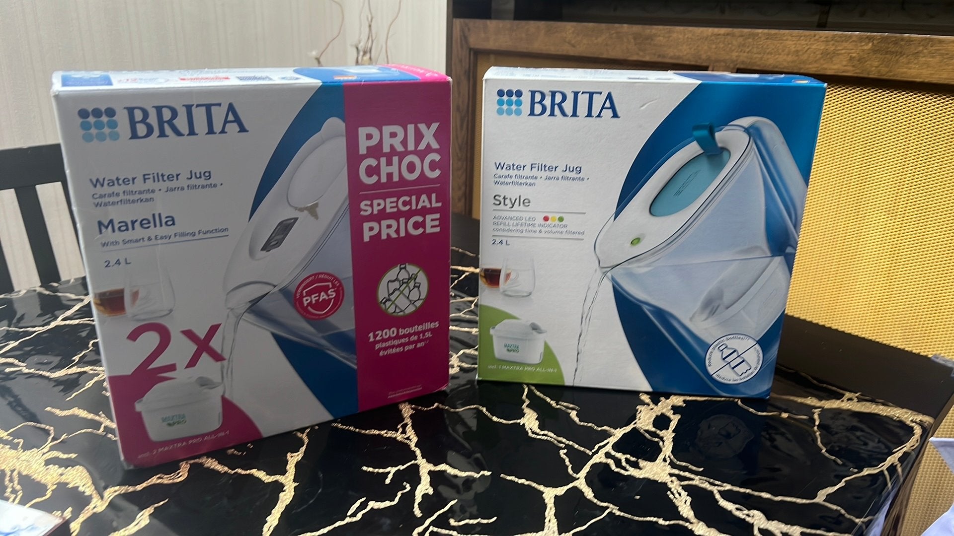 Nieuwe brita, Ophalen, Zo goed als nieuw