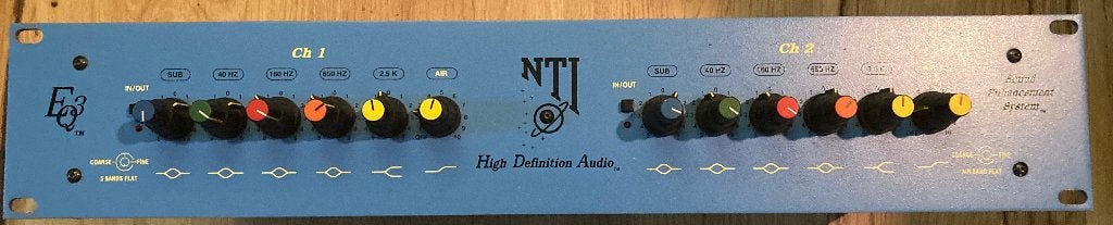NTI EQ3, Audio, Tv en Foto, Ophalen of Verzenden, Gebruikt, Audio