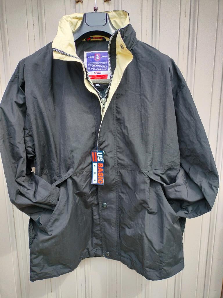 Veste vent/pluie SAILOR taille  M noir/beige (NOUVEAU), Neuf, Enlèvement ou Envoi, Taille 48/50 (M), US BASIC