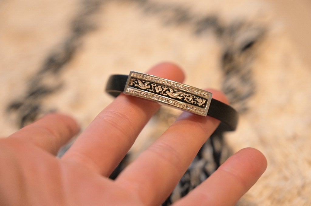 Handgemaakte zilveren armband, Handtassen en Accessoires, Ophalen, Zo goed als nieuw, Zilver, Zilver