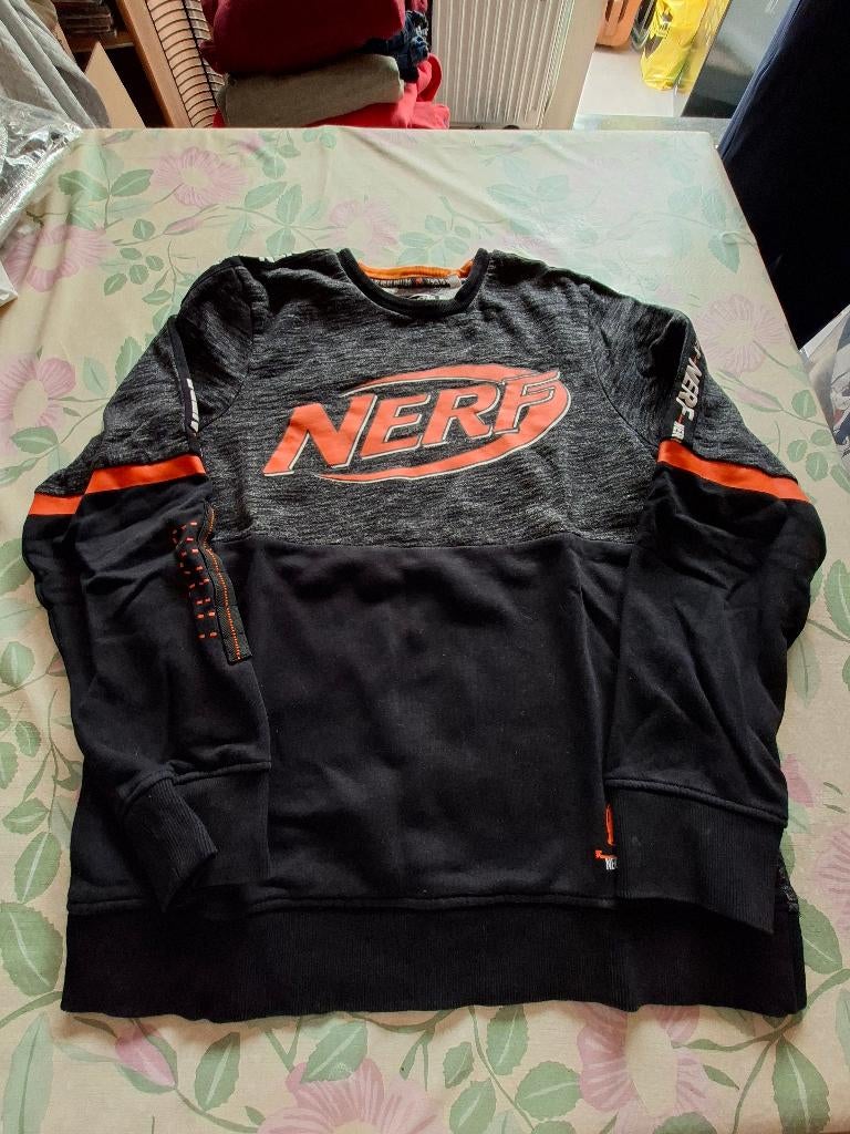 zwart /grijze trui nerf maat 158/164, Kinderen en Baby's, Kinderkleding | Maat 164, Ophalen, Gebruikt, C&A, Trui of Vest