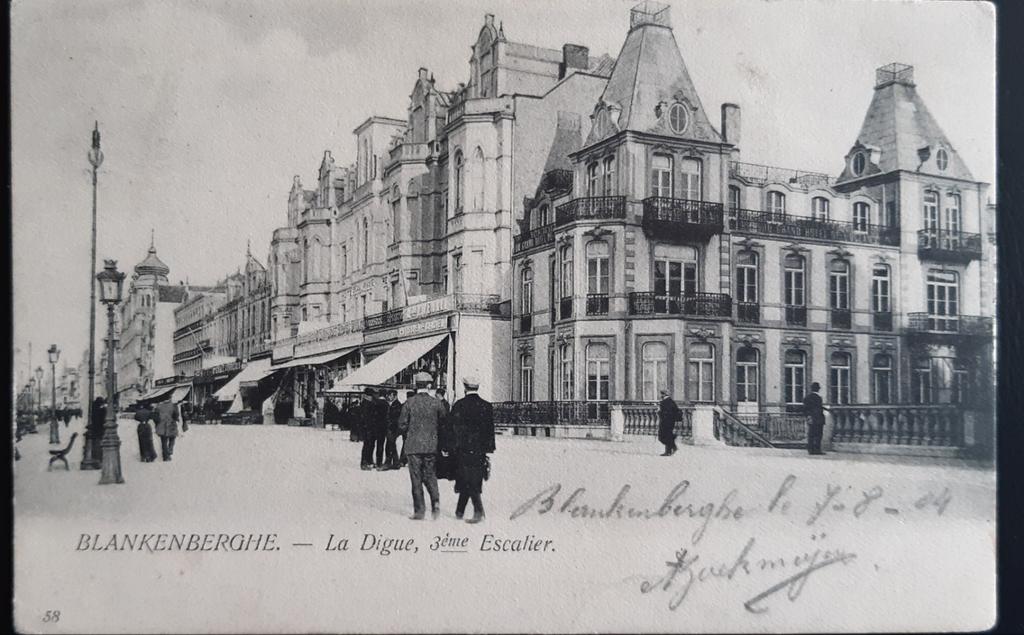 Blankenberge BLANKENBERGE FRONT DE MER DIGUE 1903, Enlèvement ou Envoi