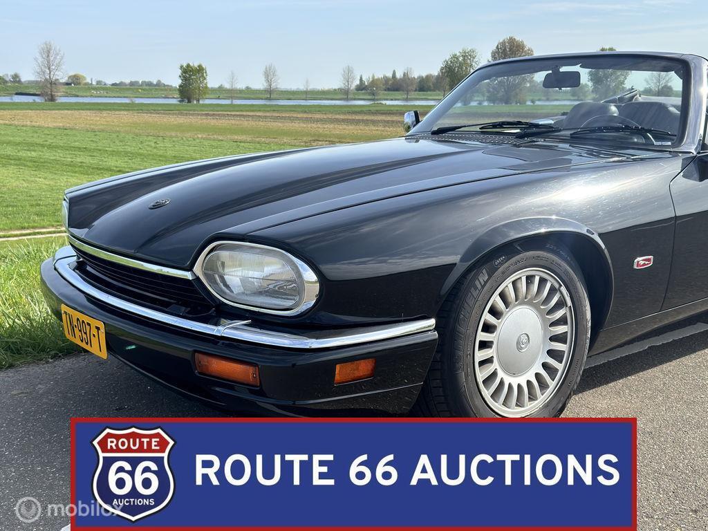 Jaguar XJS Cabriolet | 1995 | Route 66 Auctions, Auto's, Zwart, Bedrijf, Handgeschakeld, Overige carrosserie