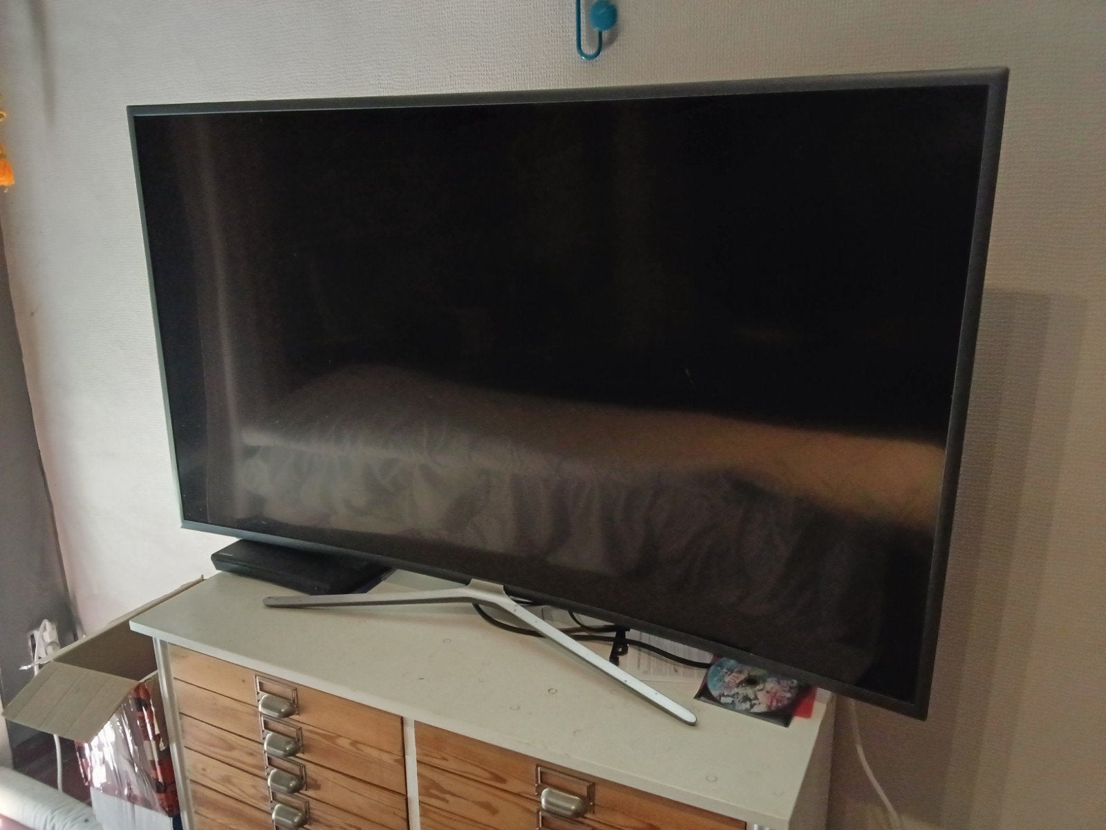 Samsung curved flat tv doorsnee 143 cm topcondie plus extra, Enlèvement, Samsung
