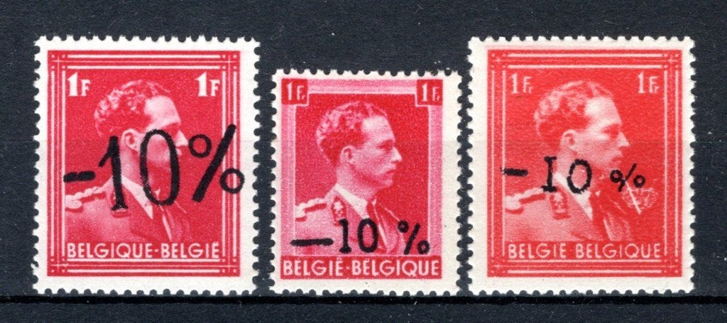 724a/724c MNH** 1946 - Z.M. Koning Leopold 3, Verzenden, Postfris, Postfris