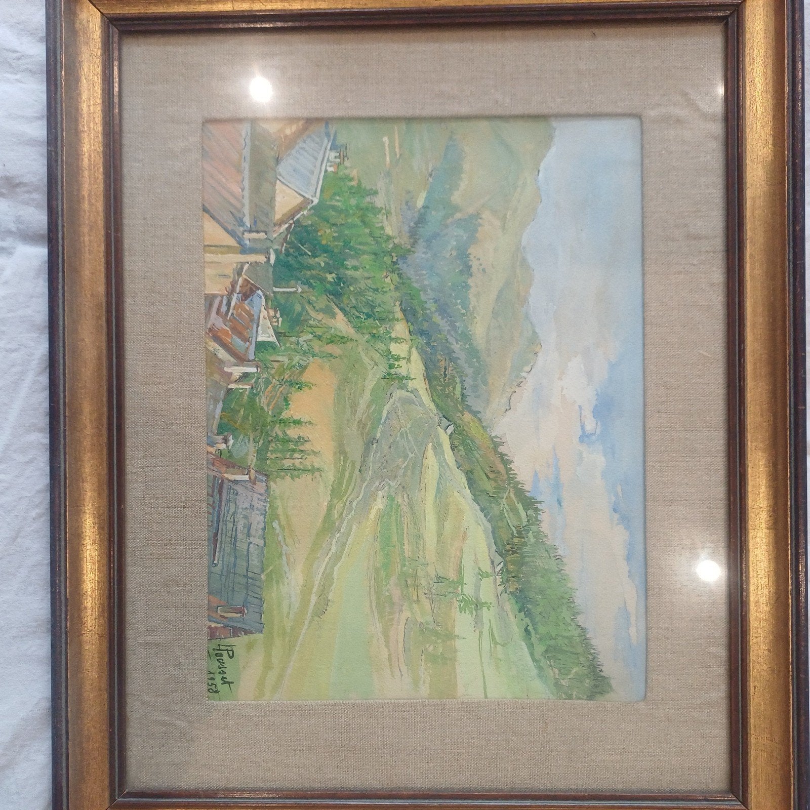 Lithographie de pousset 1958, Enlèvement ou Envoi