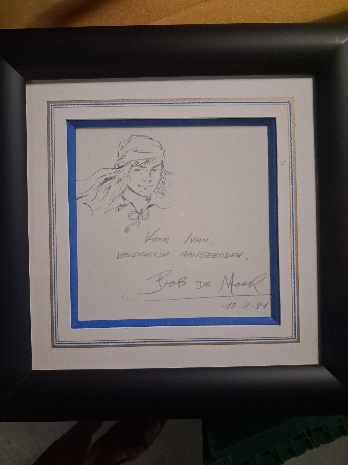 tekening bob de moor, Ophalen of Verzenden
