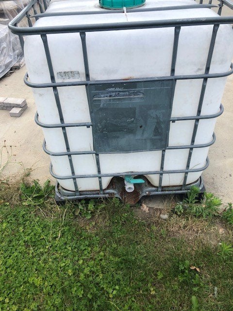 watertank 1000l, Tuin en Terras, 150 liter of meer, Ophalen, Gebruikt, Met kraantje