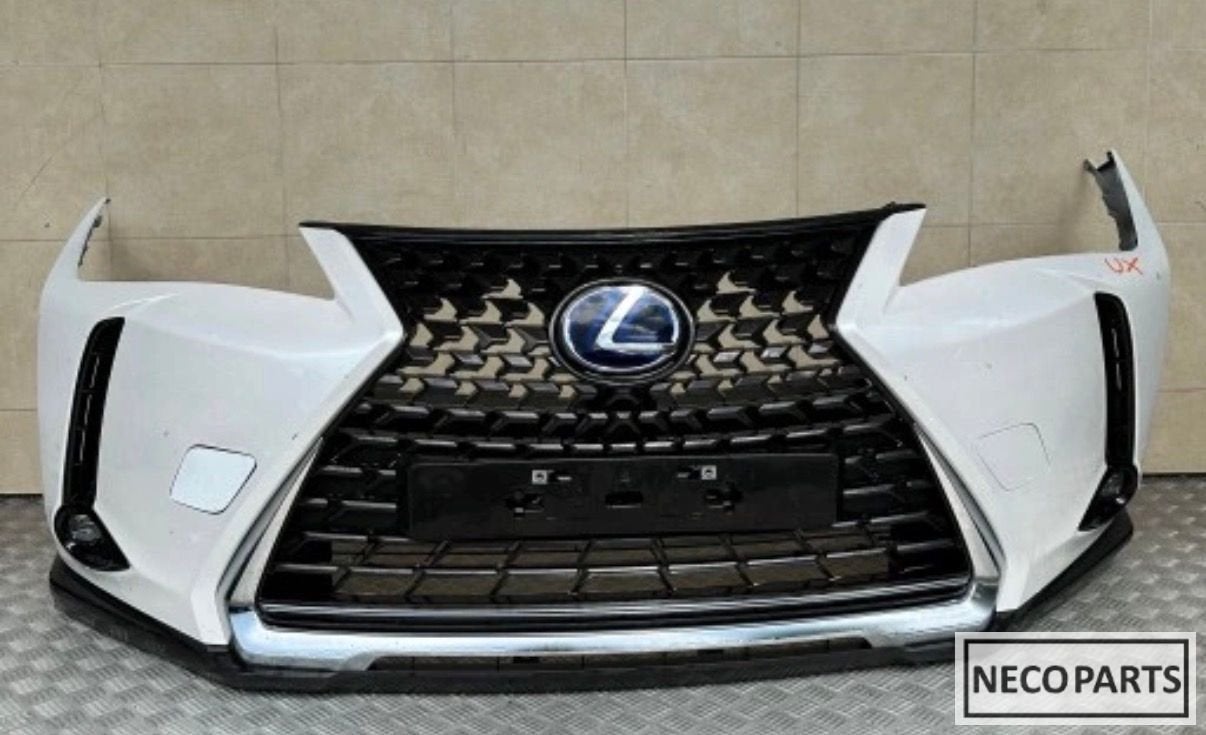 LEXUS UX 250H VOORBUMPER ORIGINEEL COMPLEET ALLES LEVERBAAR, Gebruikt, -, Achter, -