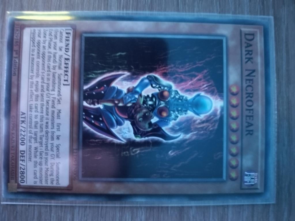 Yugioh Dark Necrofear kaart(en) TCG, Ophalen