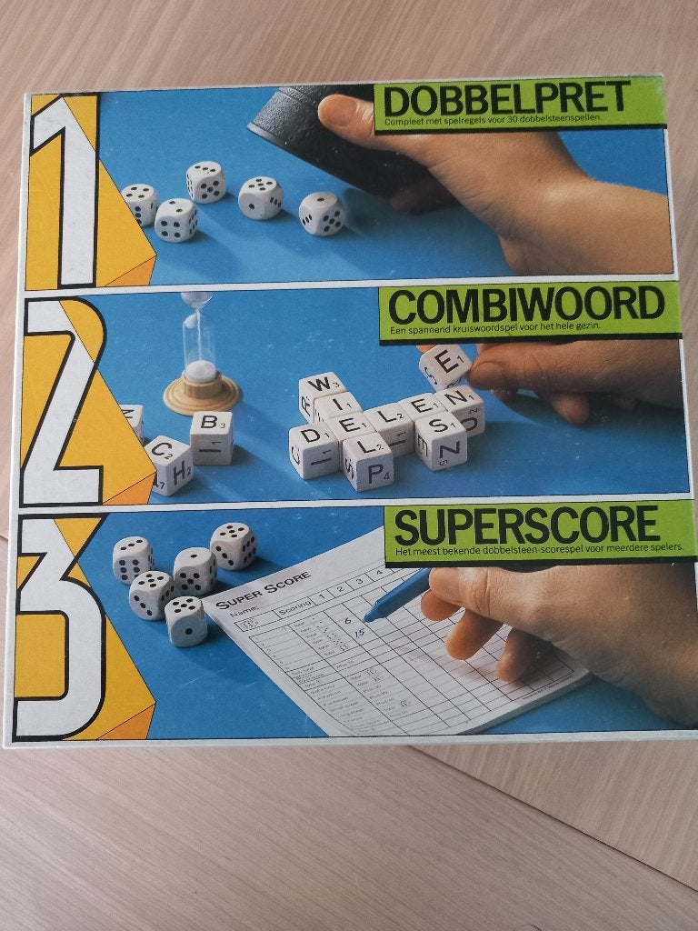 Dobbelpret – Combiwoord – Superscore, Trois ou quatre joueurs, Enlèvement ou Envoi, Utilisé, Sligro