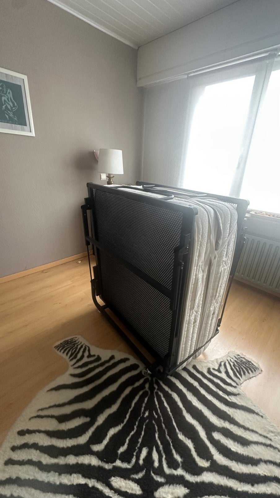 Plooibed 1persoon, Ophalen, Gebruikt, 90 cm, Eenpersoons