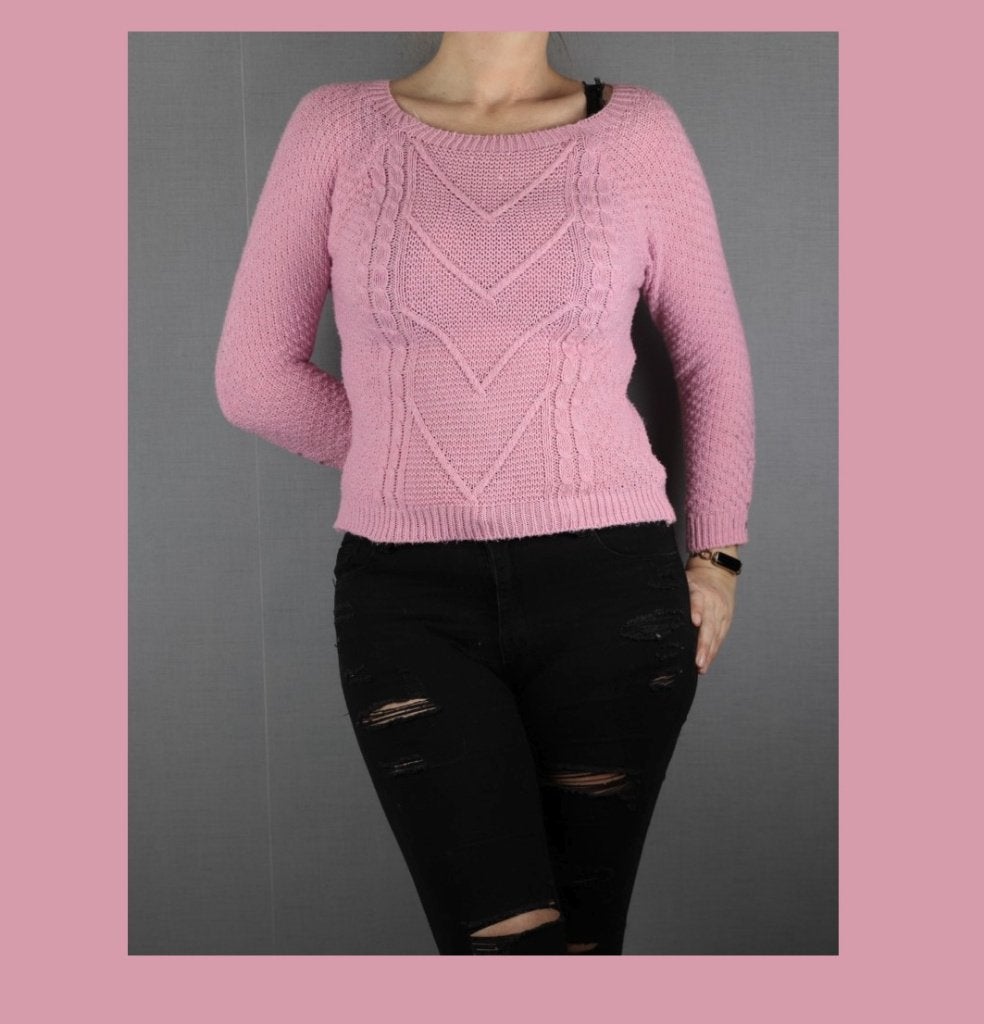 Roze trui - Maat small/medium, Ophalen of Verzenden, Roze