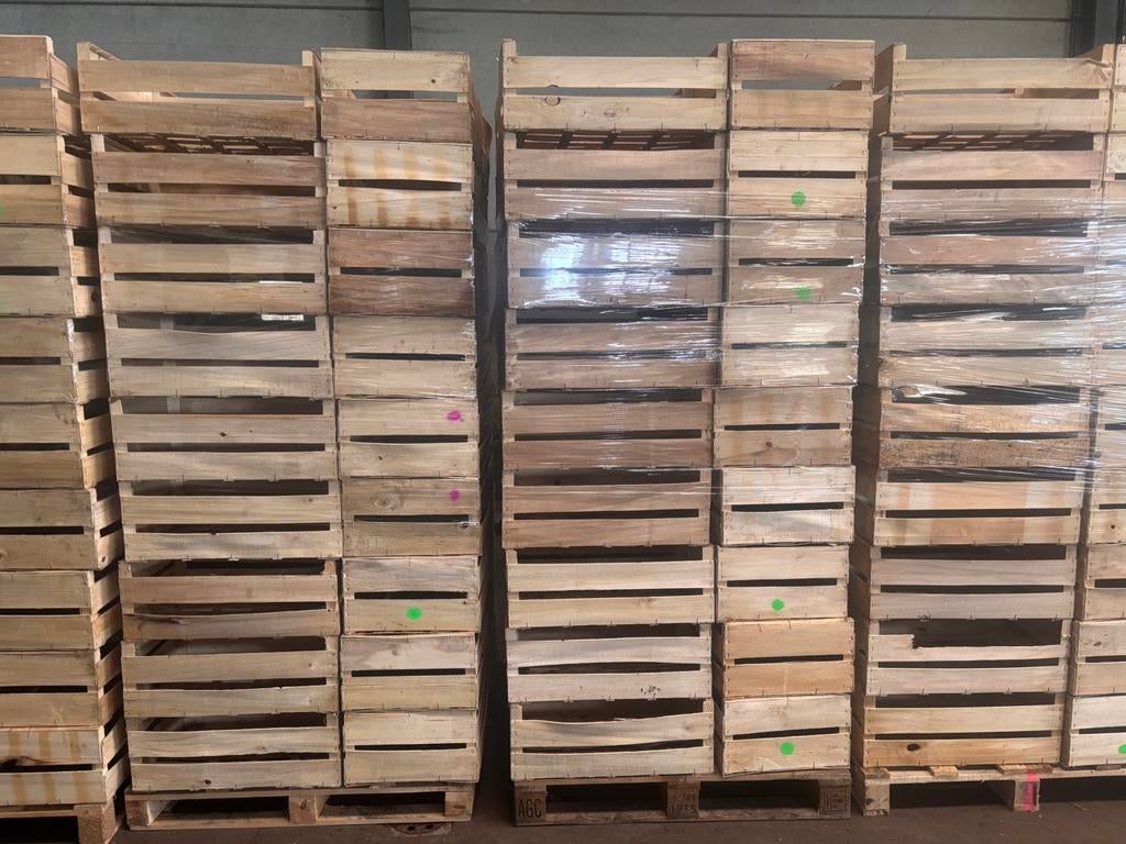 Houten kratten, Ophalen, Zo goed als nieuw
