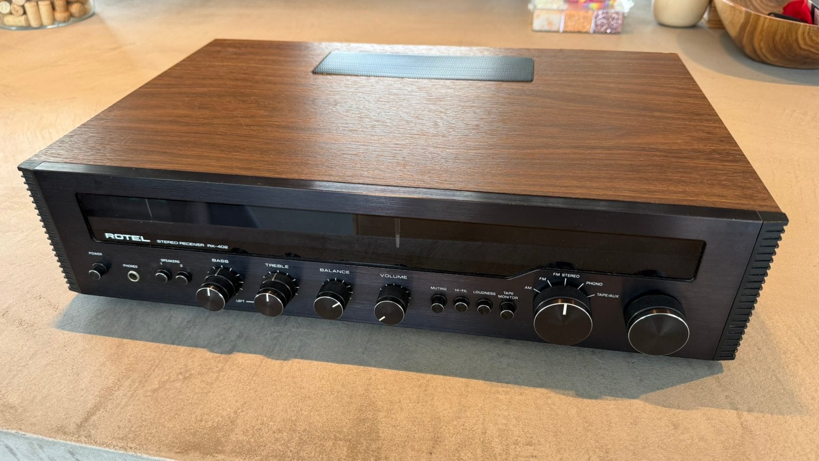 Rotel RX-402 stereo versterker, Overige merken, Gebruikt, Ophalen of Verzenden, Minder dan 60 watt