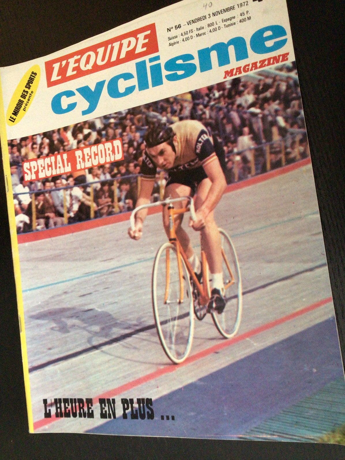 cyclisme 1972 mexico eddy merckx  roger swerts, Verzenden, Zo goed als nieuw