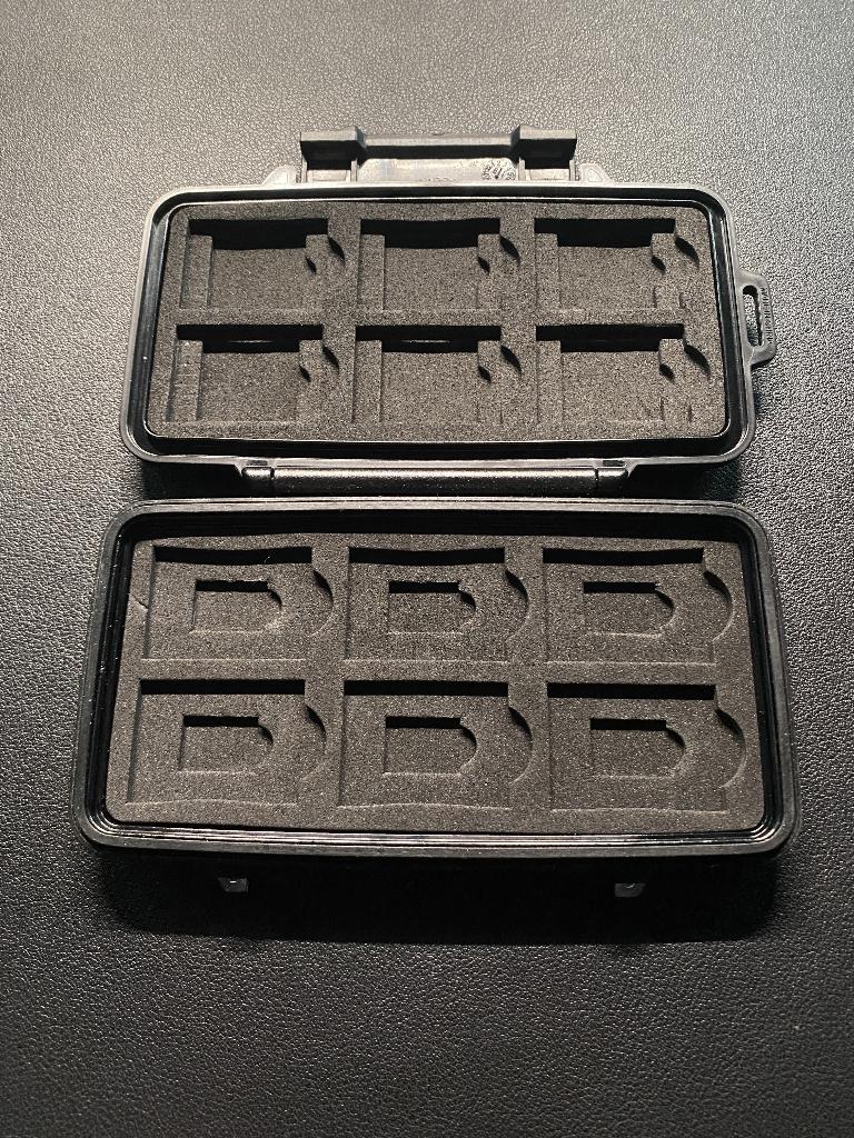 Pelican case - professionele hoes voor SD-geheugenkaarten, Audio, Tv en Foto, Foto | Geheugenkaarten, Zo goed als nieuw, SD, Ophalen of Verzenden