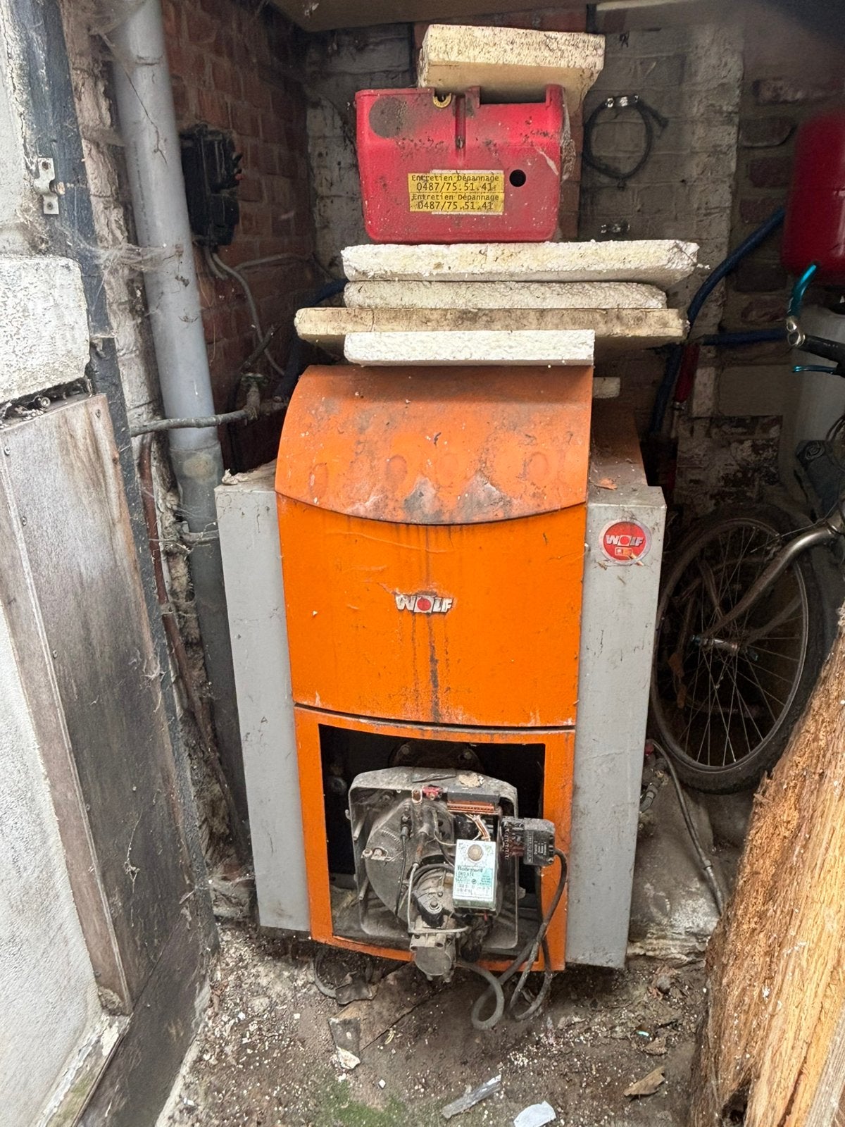 Chaudière mazoit wolf, Bricolage & Construction, Chauffe-eau & Boilers, Enlèvement ou Envoi, Utilisé