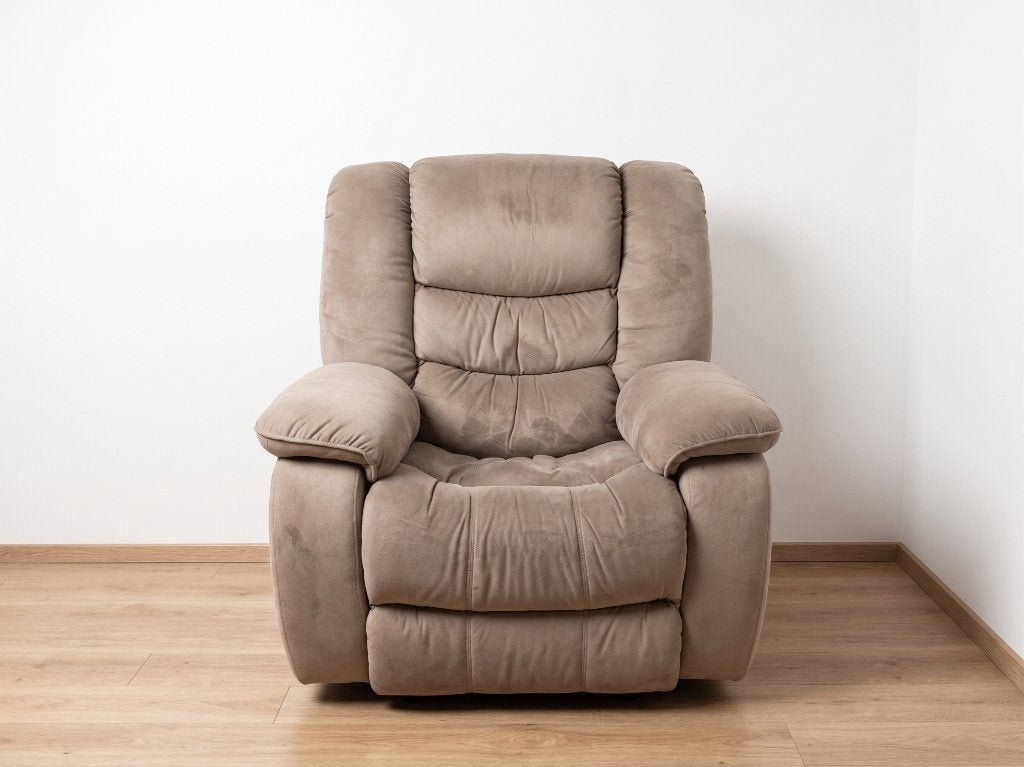 Fauteuil relax avec repose-pieds rabattable (2 disponibles), Maison & Meubles, Enlèvement, Utilisé, Tissus
